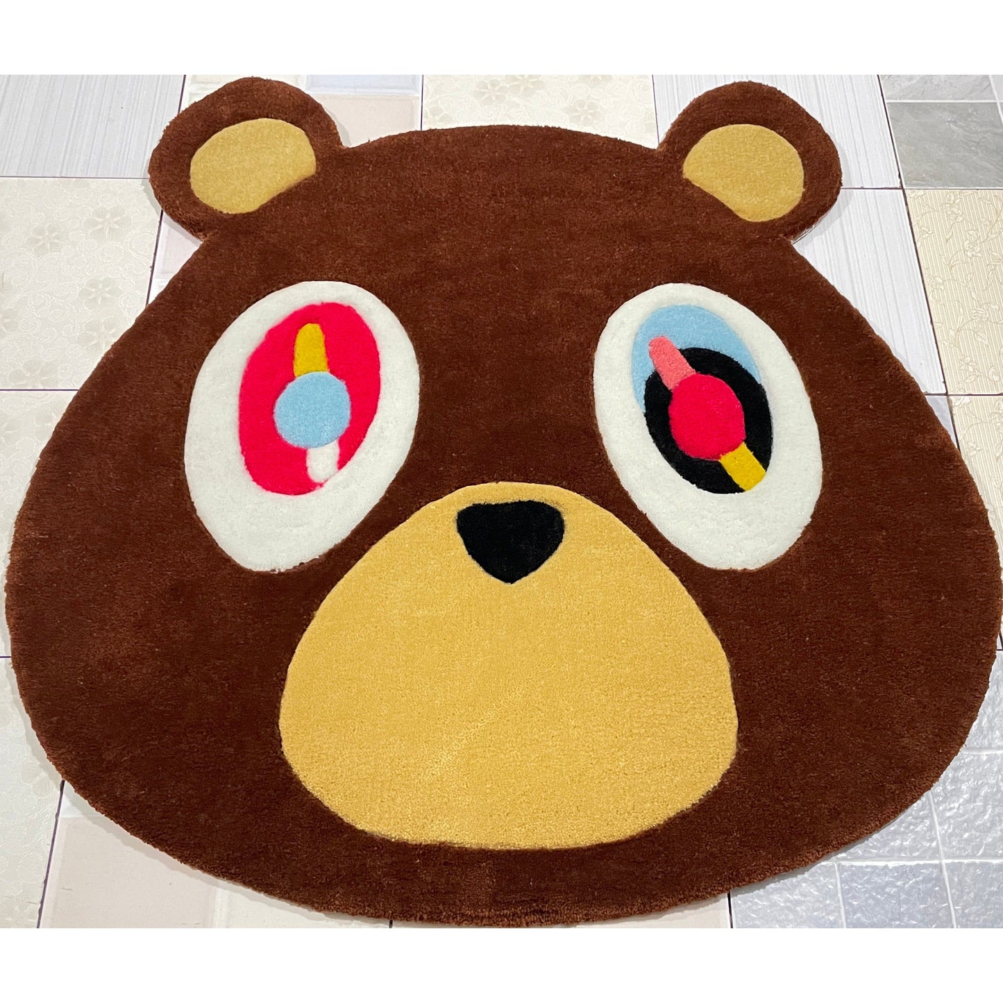 Bear Head Custom Rug, Front Side