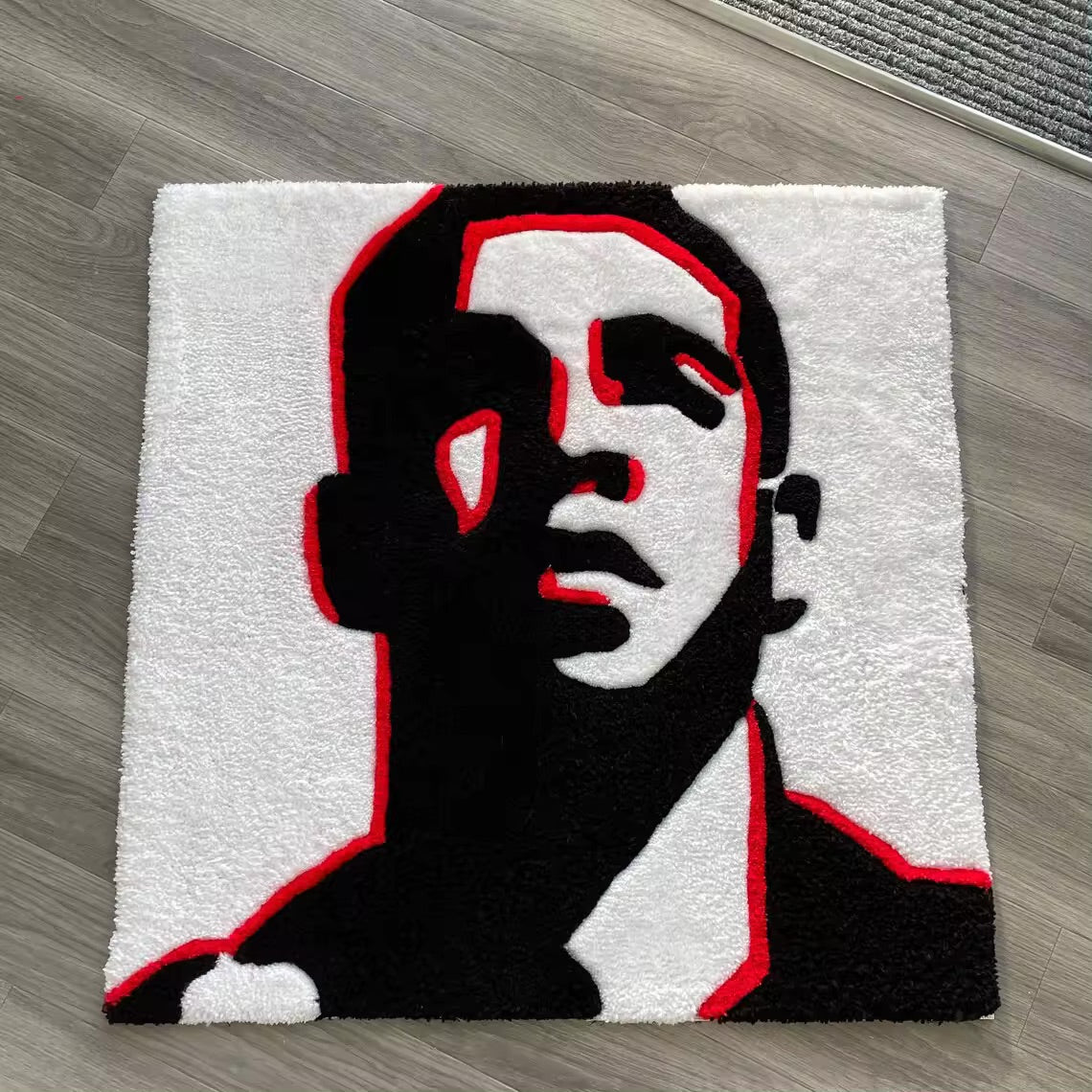 Blur Drake Custom Rug, Front Side