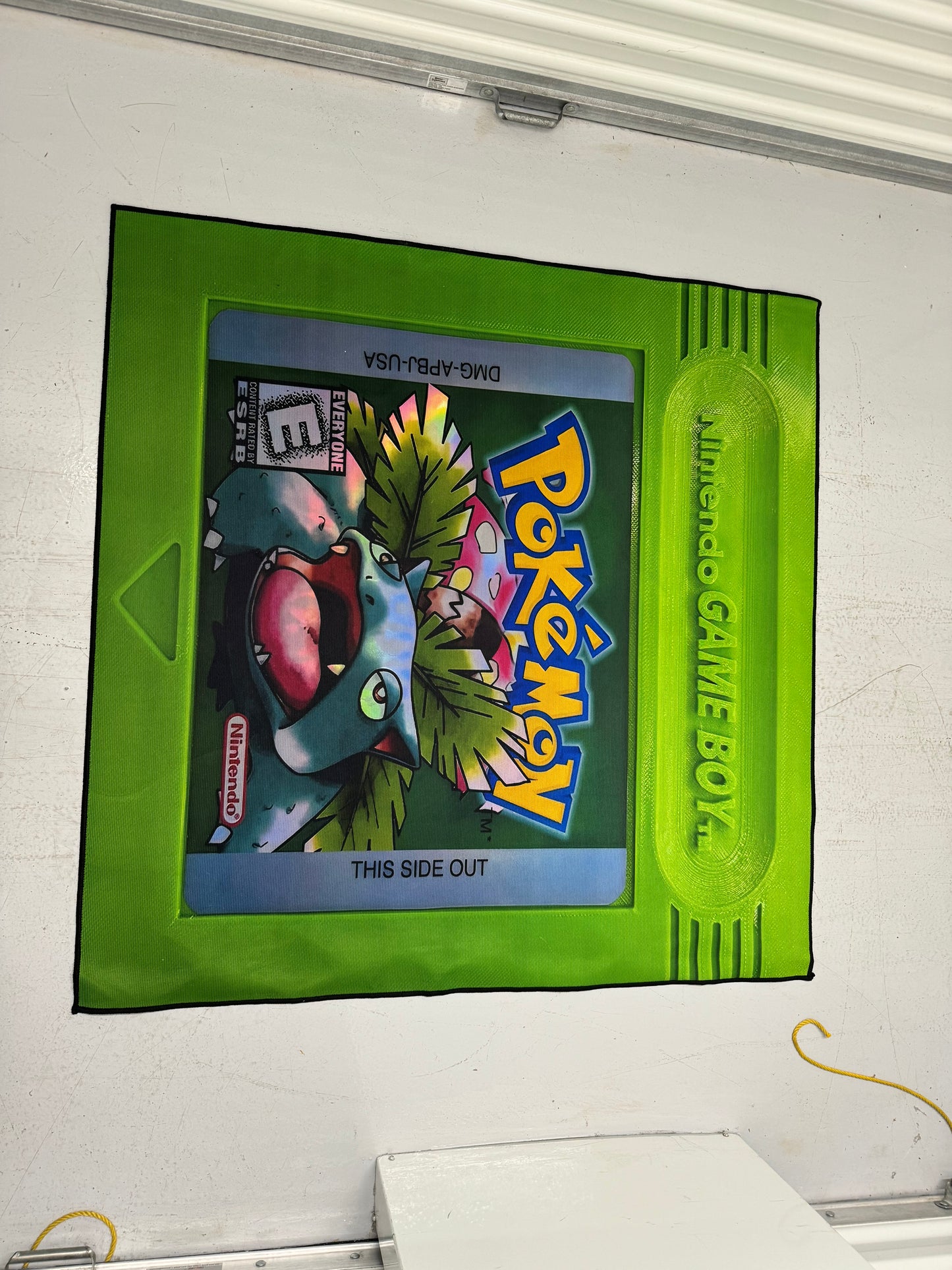 Venusaur Disc Card Custom Rug, Front Side