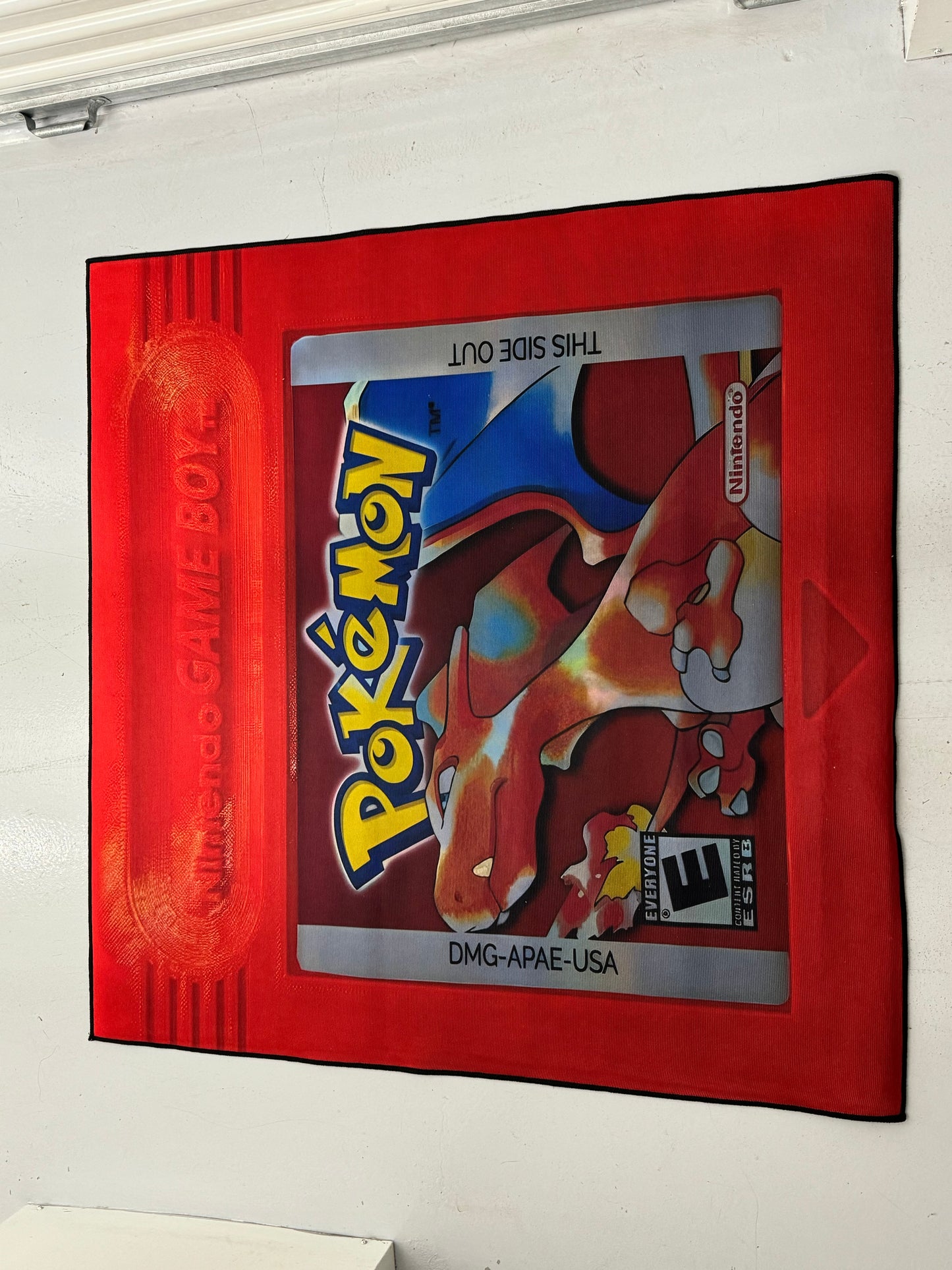 Charizard Disc Card Custom Rug, Front Side