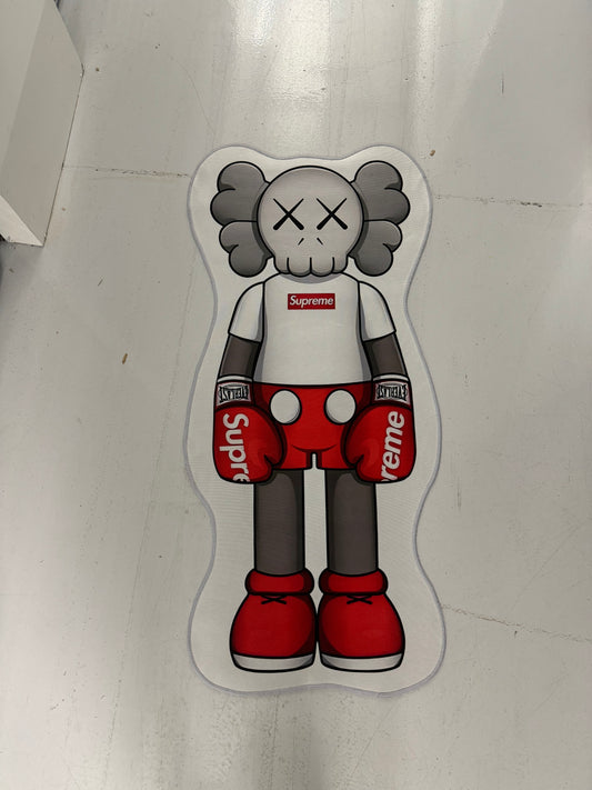 Supreme X KAWS Boxer Custom Rug, Streetwear Custom Rug, Front Side