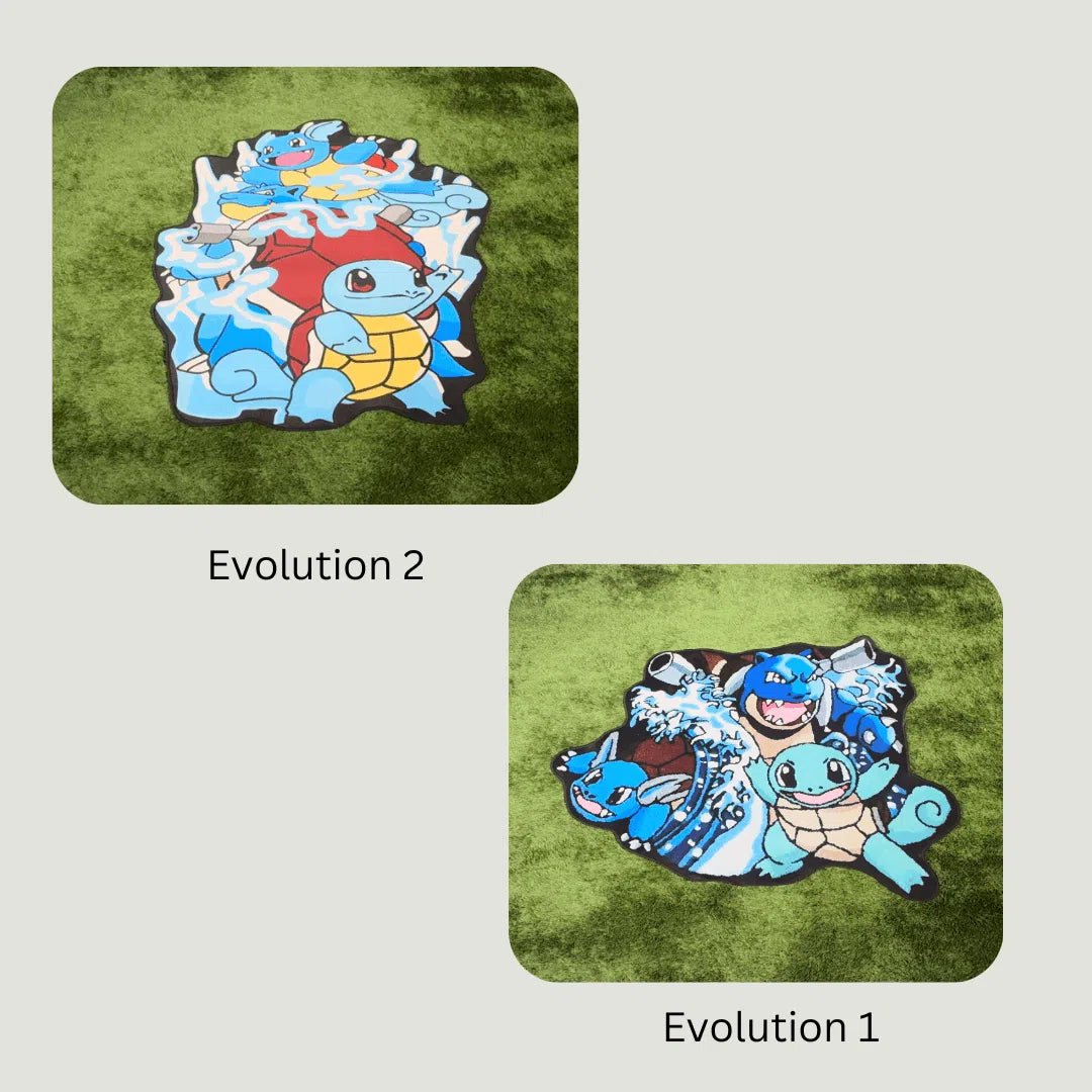 Blastoise Evolution 1 Rug - Custom Rug | Sirenicate Rugs