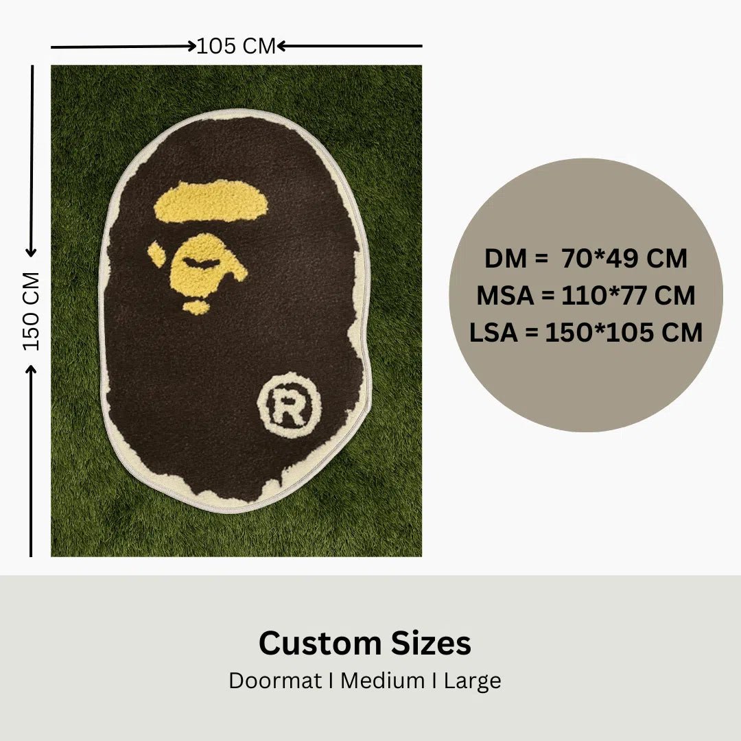 Classic BAPE Rug - Custom Rug | Sirenicate Rugs