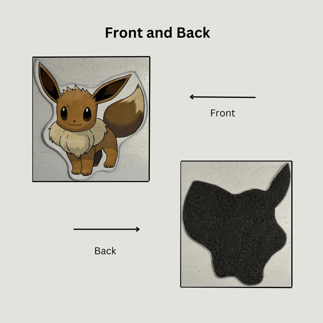 Custom Eevee Pokemon Rug – Soft, Plush, and Vibrant Area Rug for Fans - Custom Rug | Sirenicate Rugs