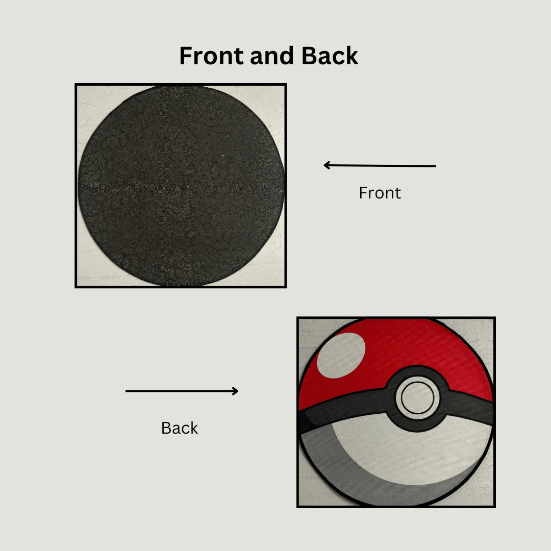 Custom Pokéball Rug – A Must - Have for Pokémon Fans - Custom Rug | Sirenicate Rugs