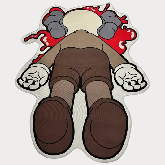 Face Plant KAWS Custom Rug - Custom Rug | Sirenicate Rugs