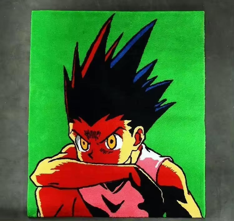 HunterXHunter Gon Custom Rug, Front Side