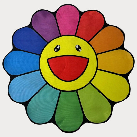 Rainbow Flower Custom Rug - Custom Rug | Sirenicate Rugs