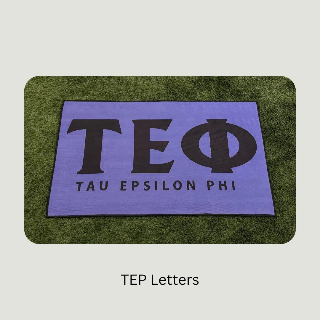 Tau Epsilon Phi Custom Rug – Official Fraternity Rug with Greek Letters - Custom Rug | Sirenicate Rugs